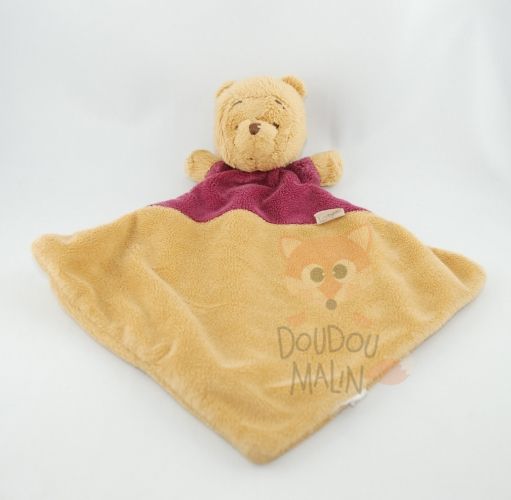  winnie lourson plat losange rouge jaune pooh 